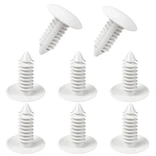 8Pcs License Plate Plugs for Holes, Car Bumper Plug, Bumper Shield Fender Liner 