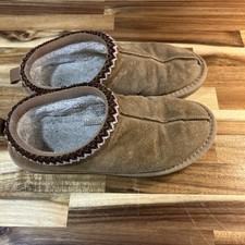 Dream Pairs Women's Chestnut Suede Slip-On Faux Fur Lined Slippers 8