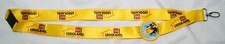 legoland discovery center breakaway lanyard yellow w/ badge
