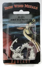 Ral Partha 01-221 Fire Elemental (Monsters) Flame Creature Iron Wind Metals