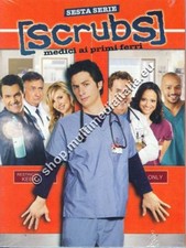 SCRUBS STAGIONE 6 - COFANETTO 4 DVD NUOVO (PRIMA EDIZIONE DIGIPACK)