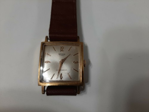 Harmond orologio uomo o donna vintage rettangolare 27 mm manuale  cioccolatino | eBay