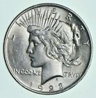 (1) Au $1 1923 Peace Silver Dollars Dripping w luster Almost Unc 90% Bulk & Save