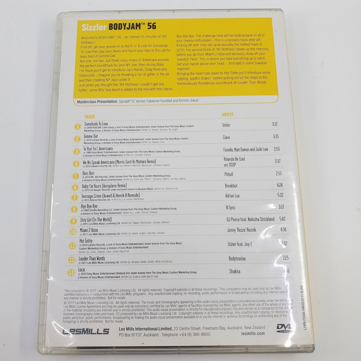 レズミルズ【BODYPUMP66】CD DVD Les Mills BODYPUMP CD / DVD