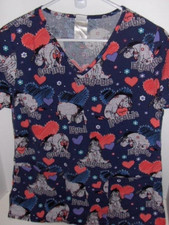 Disney - Eeyore scrub top - X Small