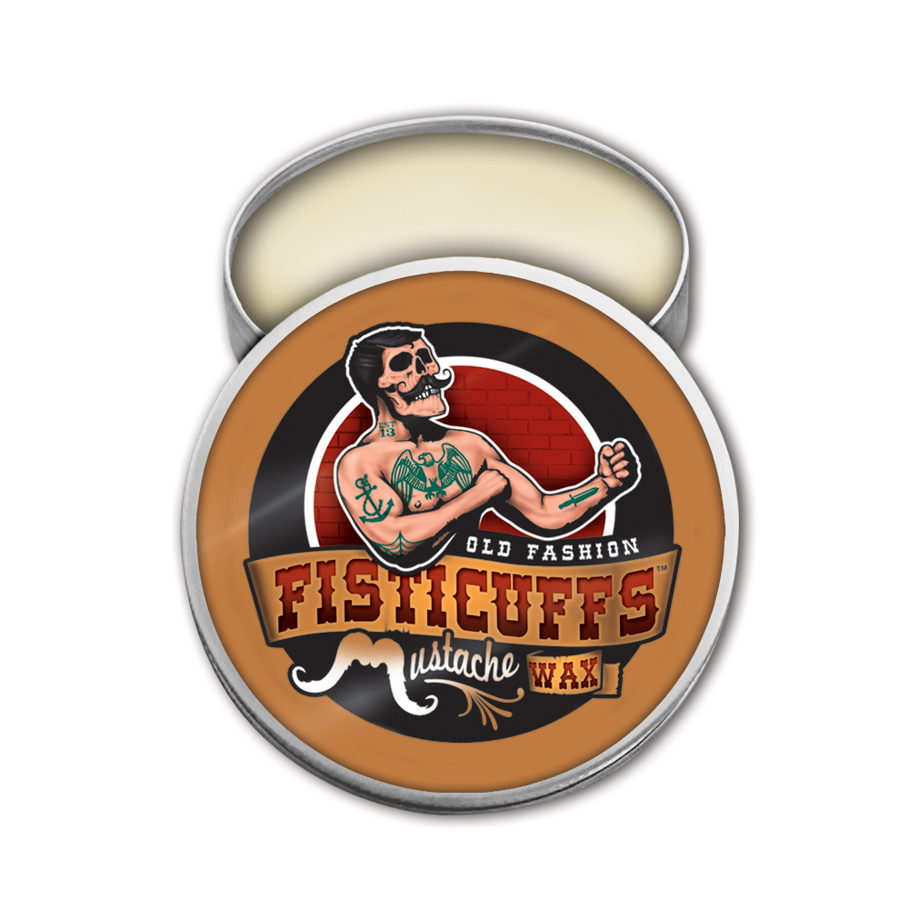 Fisticuffs Strong Hold Mustache Wax 1 OZ. Tin eBay