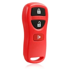 Key Fob Remote Replacement for 2002-2017 Nissan Infiniti KBRASTU15 Red
