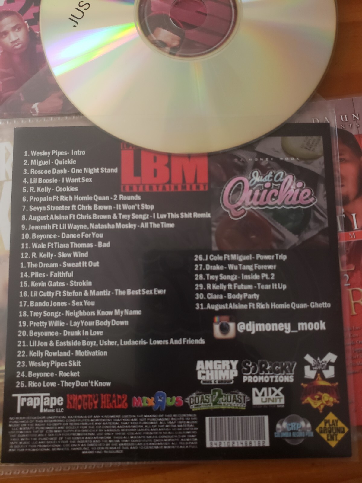 Lot Of 5 R&B Mixtape Cds Just A Quickie Syndicate RNB Club 2 The Bedroom RNB... eBay