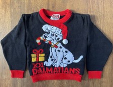 Vintage 101 Dalmations Christmas Sweater Size Small 4/5