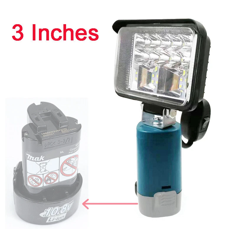 3"/4"/5" Cordless LED Work Light Flashlight for Makita 10.8V Li-ion Battery  New - Image 2 of 4