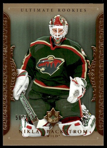 2006-07 Upper Deck Ultimate Collection ROOKIE Niklas Backstrom Rookie /699 - Picture 1 of 2