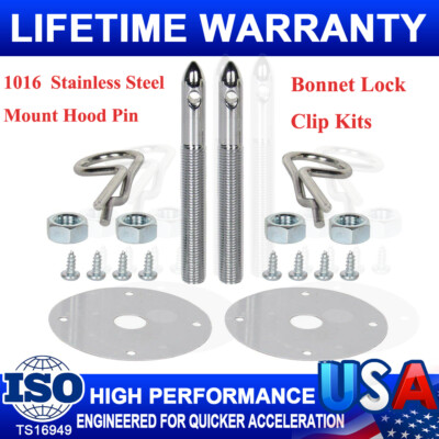 Bumper Quick Release Universal Racing Hood Pins Kit