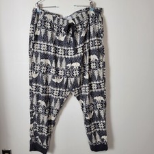 Old Navy Size XXL Men's Blue Polar Bears Flannel Lounge Joggers