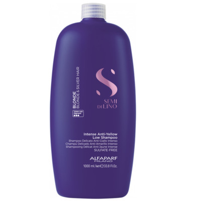 ALFAPARF MILANO Semi Di Lino Blonde Intense Anti-Yellow Low Shampoo 1000 ml
