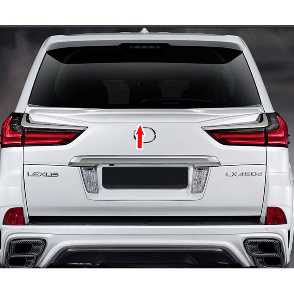 LX570 TRD風　リアスポイラー　ホワイト/ブラック 未使用 Sale~Unpainted Fit For Lexus LX570 LX570d 2016-2020 Rear Middle