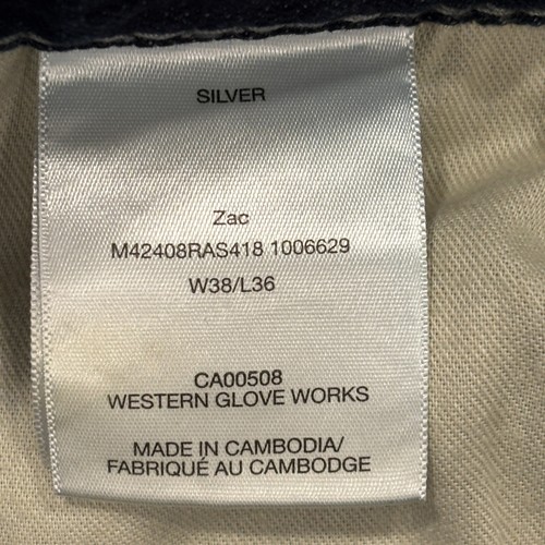 Silver Zac Bootcut Jeans Herren 38 x 36 Relaxed Fit Loose Medium Wash Denim - Bild 10 von 18