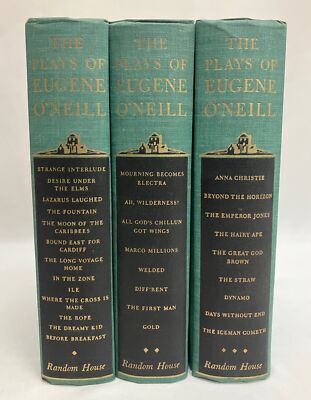 3 VOLUME SET The Plays of Eugene O'Neill Random House Hardcovers