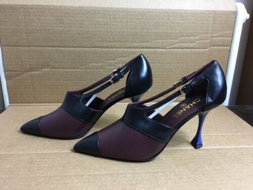 scarpe chanel bi colore con tacco alto - two-tone chanel shoes with high heels - Foto 2 di 14
