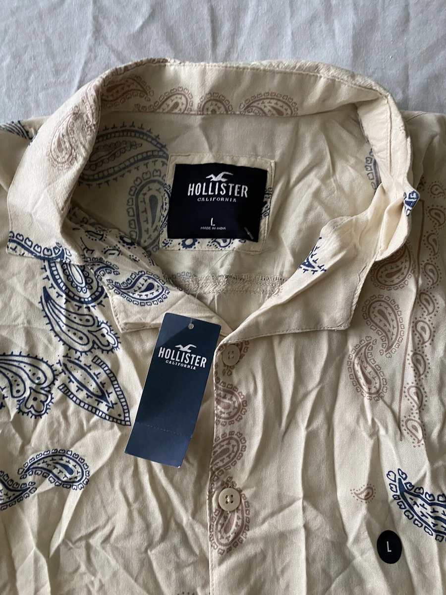 Hollister top bandana shirt
