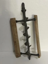 Antique VTG Wooden Bucket Ice Cream Maker Part, Churn Paddle farmhouse Decor