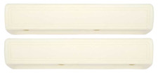 Fits 1966-70 Mopar Chrysler 300 Newport New Yorker White Arm Rest Pad 13 Pair