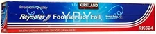 Kirkland Signature Reynolds Heavy Duty Aluminum Foil Roll RK624 18" X 500 ft