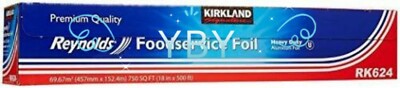 Kirkland Signature Reynolds Heavy Duty Aluminum Foil Roll RK624 18'' X 500 ft