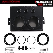 3L Aluminum High Flow Fuel Swirl Surge Pot Tank Fit  Dual 044 External Fuel Pump