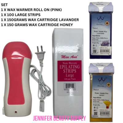 2pcs Honey Roll on wax, Honey Hair Removal Wax Cartridge,Depilatory Wax Roller