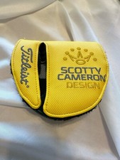 Titleist Scotty Cameron Design Yellow Milled Putter Head Cover Golf RH
