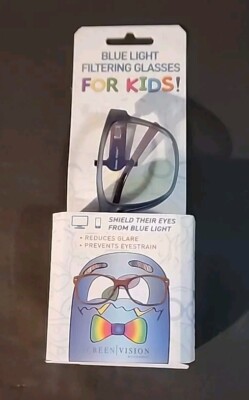 Screen Vision Blue Light Filtering Glasses For Kids Tablet Phone PC Screens