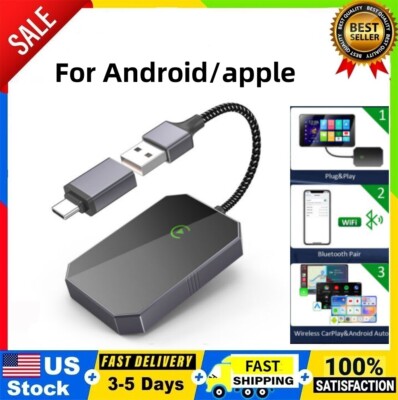 Wireless Bluetooth CarPlay Dongle Adapter For Android/apple Car Auto Player