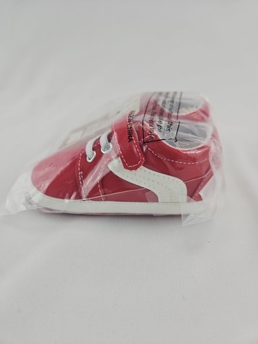 Unisex baby sneakers, 12-18 months, color red. - Picture 8 of 11