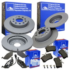 Bremsscheiben + Beläge vorne hinten für Audi A3 8P VW Caddy III Golf V VI Plus