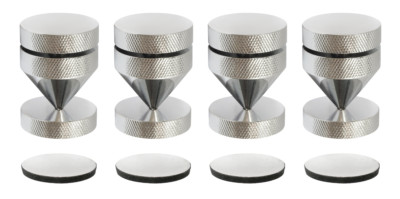 DYNAVOX-SUB-WATT-ABSORBER 4er SET CHROM Spikes  HD-919  60 kg   1 SET