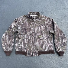 Vintage RealTree Spartan PolarTuff Winter Camo Fleece Hunting Jacket Mens Large