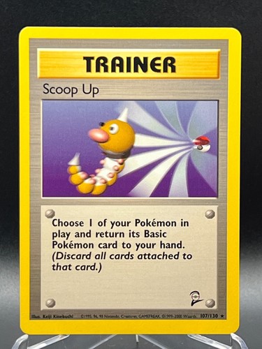 Scoop Up 107/130 Base Set 2 2000 Pokemon Card Rare NM