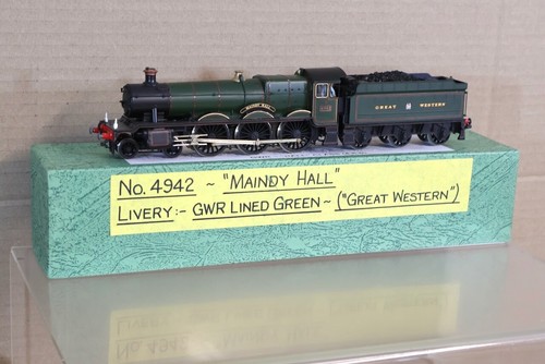 HORNBY CROWNLINE KIT GEBAUT GWR 4-6-0 HALLENKLASSE LOKOMOTIVE 4942 MAINDY HALL ol | Zustand: Used