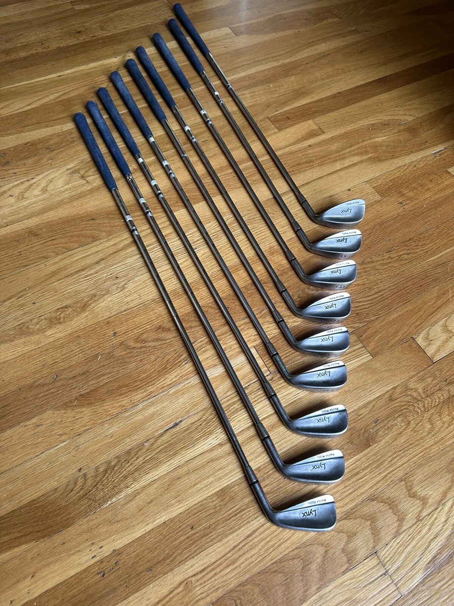 Lynx MASTER MODEL USA Irons stainless Steel Shaft Golf Clubs 7+SW