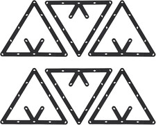 6Pcs Billiards Triangle Ball Rack, Ball Holder Positioning Billiard Table Pool C