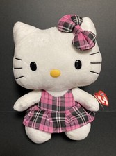 Ty Hello Kitty by Sanrio Stuffed Plush Beanie Buddies Collection with Tags EUC