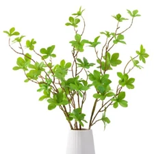 Artificial Greenery Stems Faux Branches with Leaves for Vase Fake Plants for ...