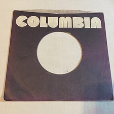Columbia Records 45rpm Record Sleeve: Black
