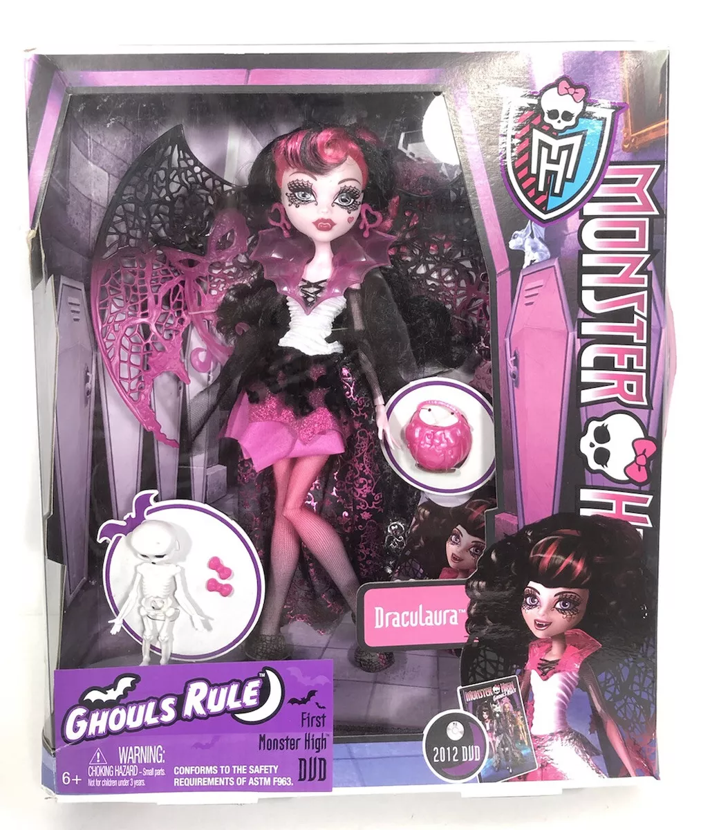 NEW Monster High Doll Ghouls Rule Draculaura Collector Card Accessories