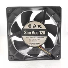 Sanyo 9G1212HE403 DC12V 0.58A 4-Wire PWM Mute Cooling Fan