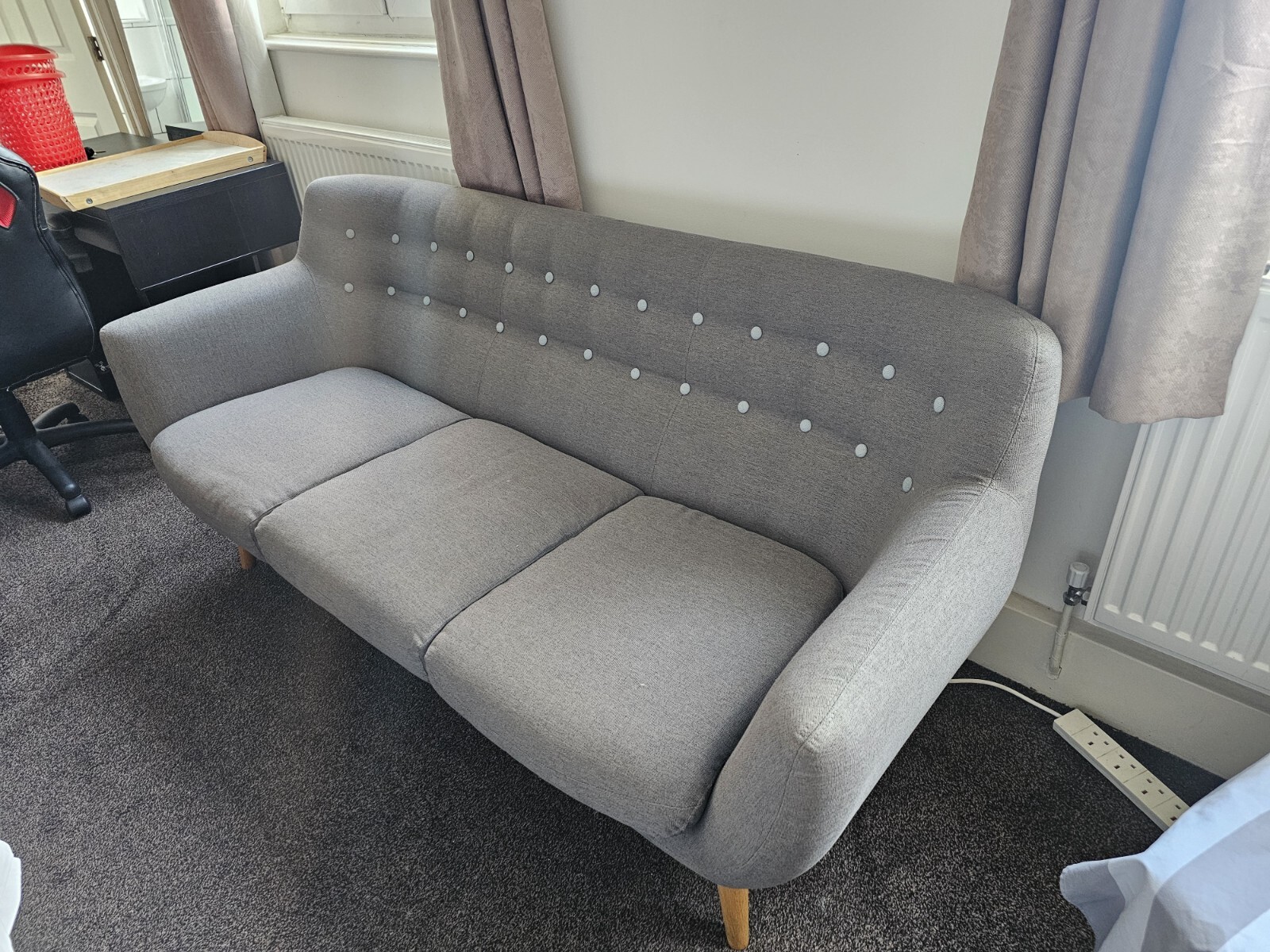 Swoon Editions Grey Sofa eBay