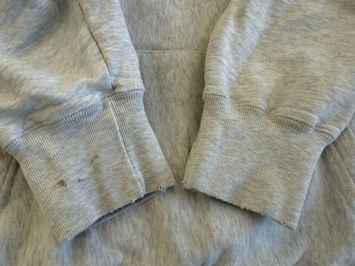 Vtg 90’s Gap Athletic Distressed Hoodie Men’s M Spell Out Arch Logo Embroidered - Picture 8 of 10