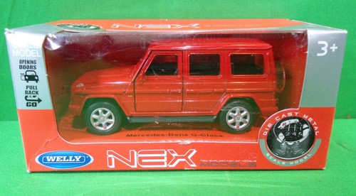 Welly 1:34 Mercedes Benz G Wagon Clase G V8 Rojo Diecast Modelo En Caja Original - Imagen 6 de 7