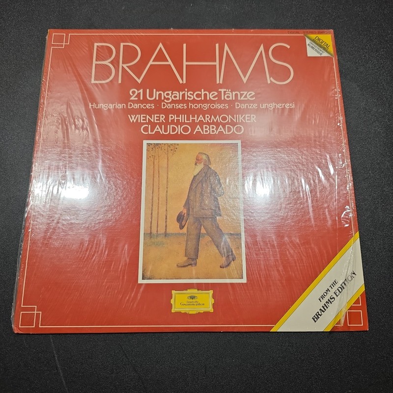 Claudio Abbado Brahms 21 Ungarische Tanze Germany import LP 2560 100 ex+