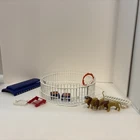 Playmobil 3727 Vintage Lions Tamers Ring & Trailer Romani Circus Incomplete READ
